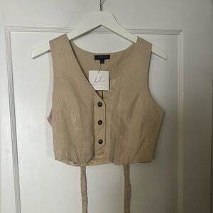 Bobbles & Lace Vest